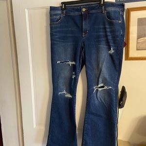 Distressed American Eagle Jeans